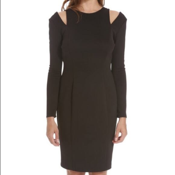 Alexia Admor Dress Cutout Shoulder Open Back Black - Picture 2 of 8